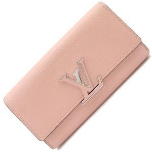 Folio Long Wallet Portefeuille Capucines Magnolia Taurillon Leather